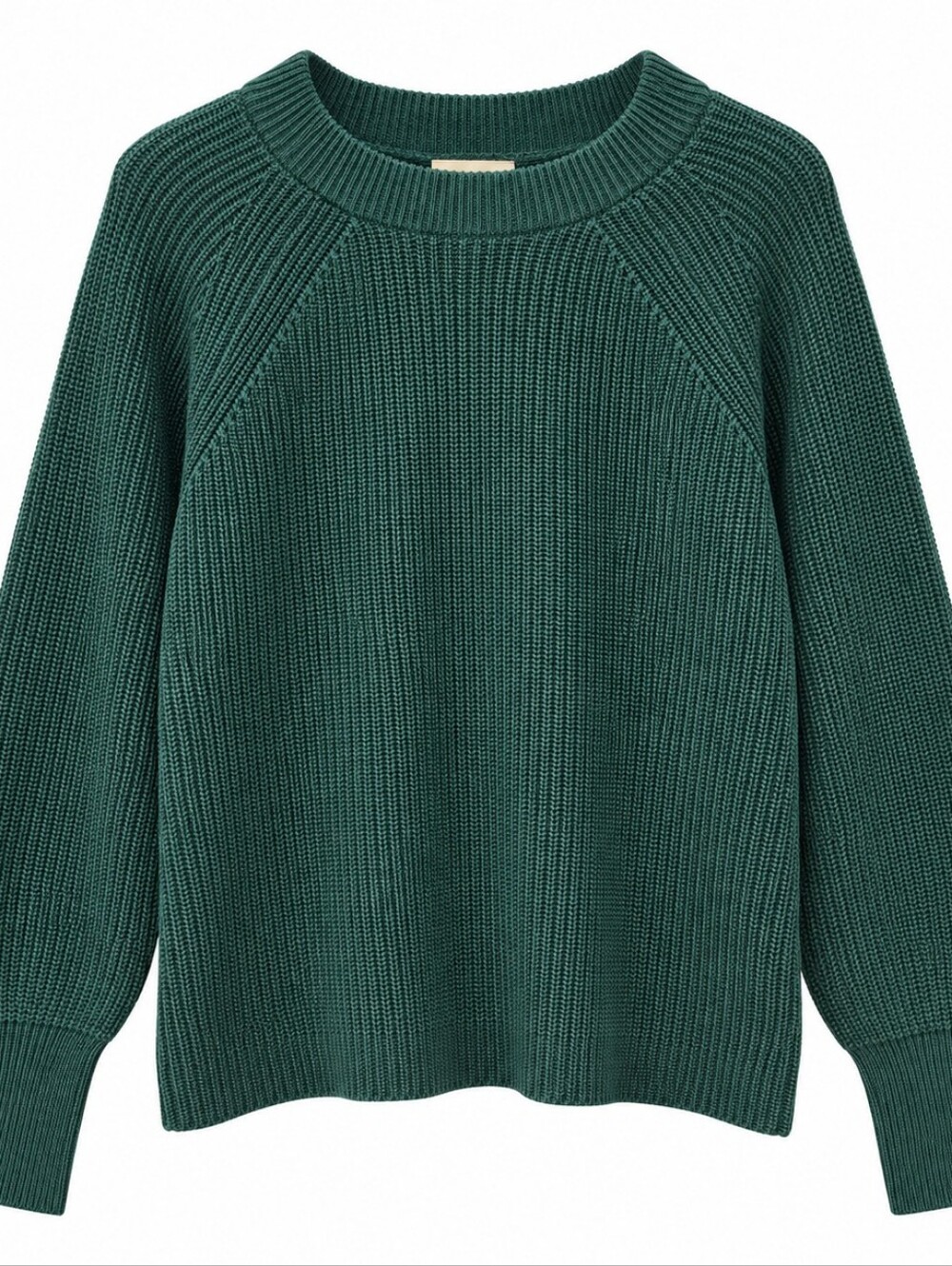 🟠 3/$15 DEAL! Jessica Simpson Forest Green Ribbed Crewneck Sweater